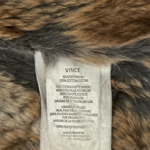 Vince rabbit fur parka - Picture 6 of 10